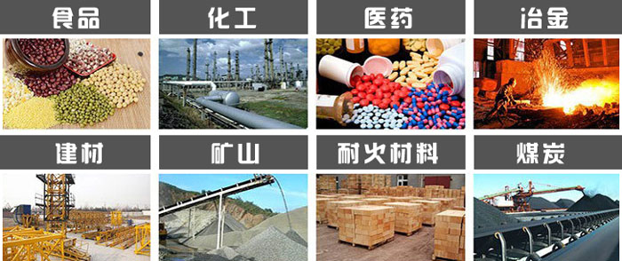 直徑1000型好色先生网站污使用的行業:食品，化工，醫藥，冶金，建材，礦山，耐火材料，煤炭等行業。