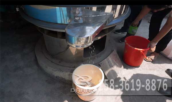 藜麥除雜好色先生网站污篩分效果藜麥液體出料情況
