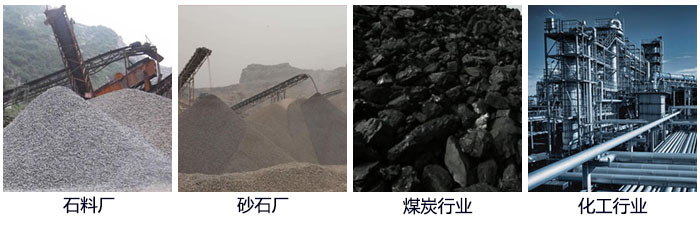 滾筒篩篩沙機適用行業：石料廠，砂石廠，煤炭行業，化工行業等。