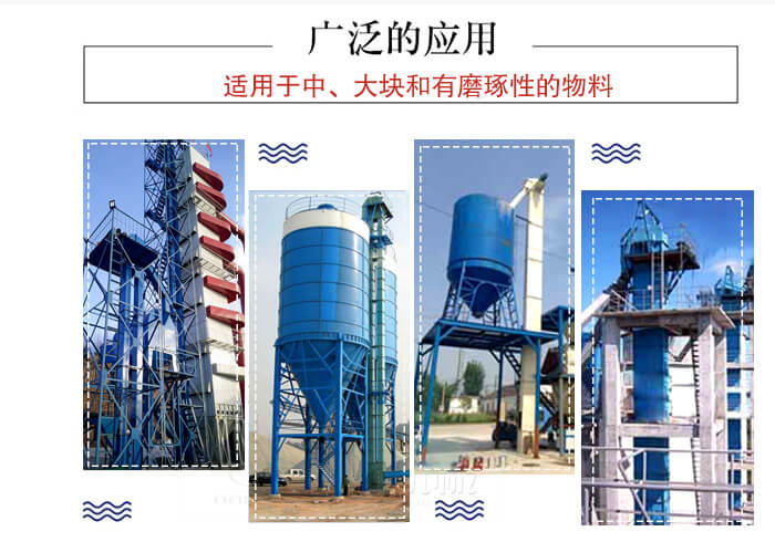 鬥式提升機主要適用範圍主要是化工，糧食，建築材料較多。