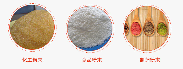 磁懸浮試驗篩適用物料：化工粉末，食品粉末，製藥粉末等。
